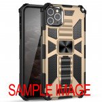 Wholesale Tuff Armor Hybrid Stand Case with Magnetic Plate for Galaxy S20 (Gold)